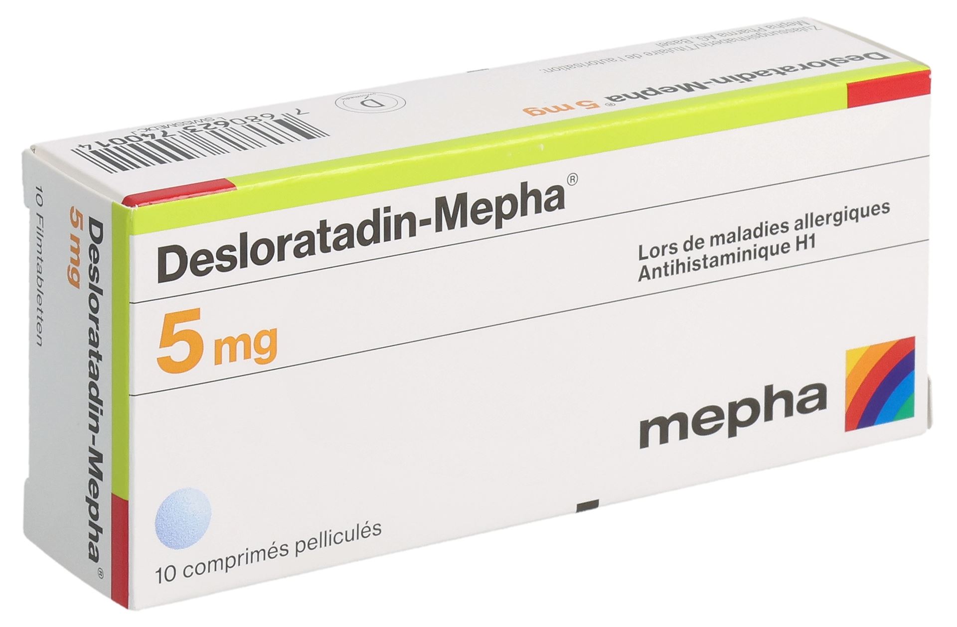 DESLORATADIN Mepha Lactab 5 mg 10 Stk – Bild 4