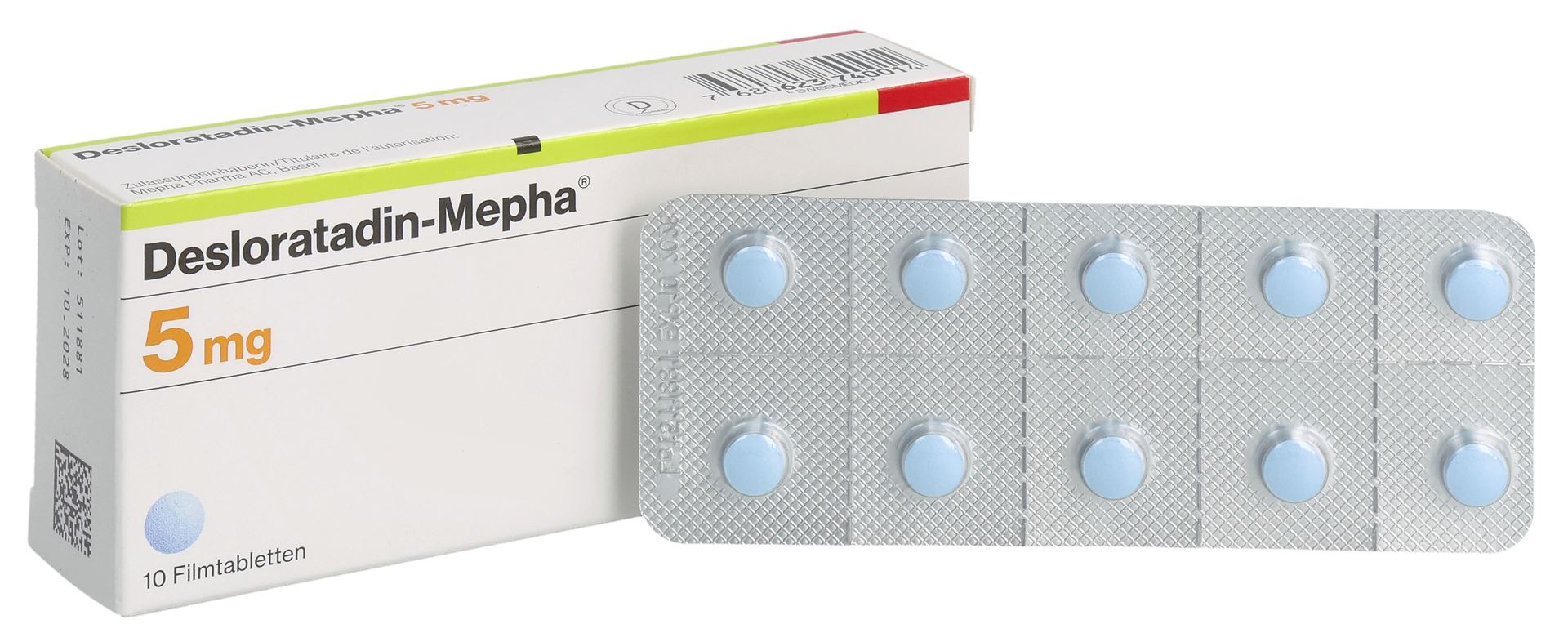 DESLORATADIN Mepha Lactab 5 mg 10 Stk – Bild 5