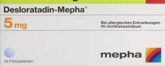 DESLORATADIN Mepha Lactab 5 mg 10 Stk