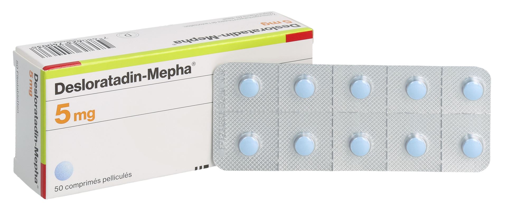 DESLORATADIN Mepha Lactab 5 mg 50 Stk – Bild 6