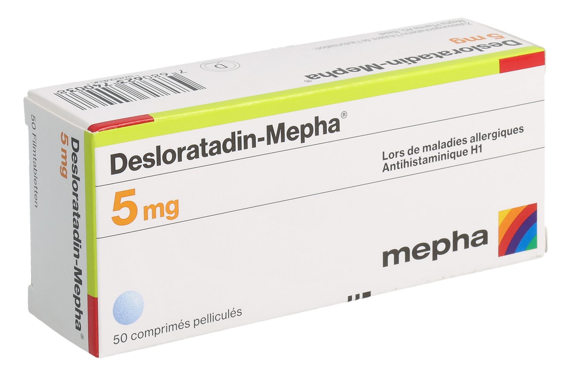 DESLORATADIN Mepha Lactab 5 mg 50 Stk – Bild 4