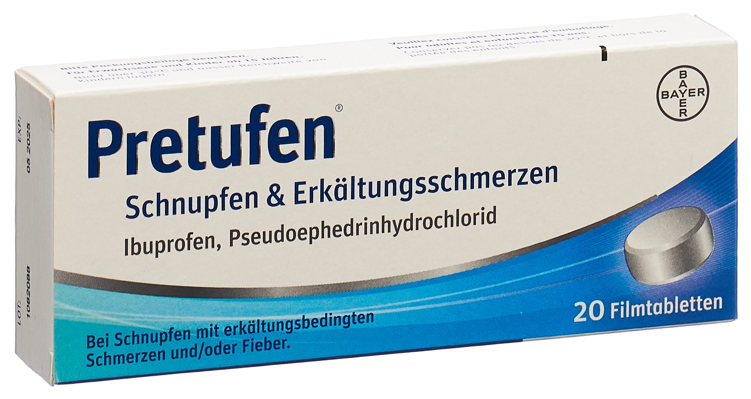 PRETUFEN Schnupfen&Erkältungsschmerzen 20 Stk – Bild 3