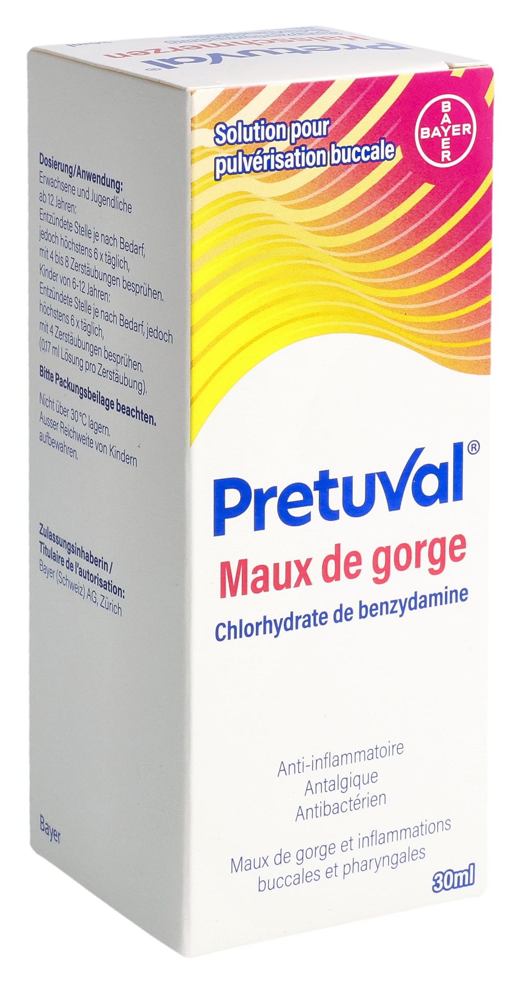 PRETUVAL Halsschmerzen Spray 30 ml – Bild 4