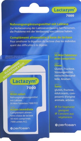LACTAZYM 7000 Mini Tabl 50 Stk