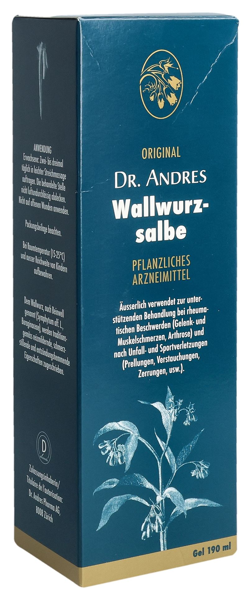 ANDRES Wallwurz Salbe Tb 190 ml – Bild 3