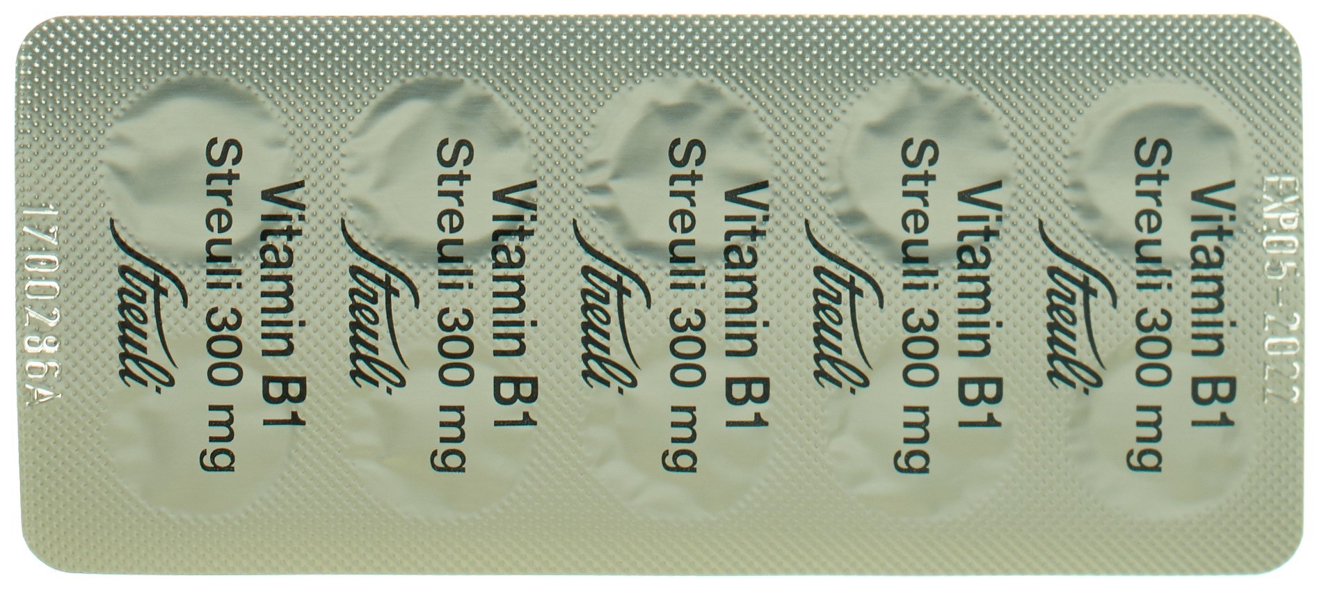 VITAMIN B1 Streuli Tabl 300 mg 20 Stk – Bild 4