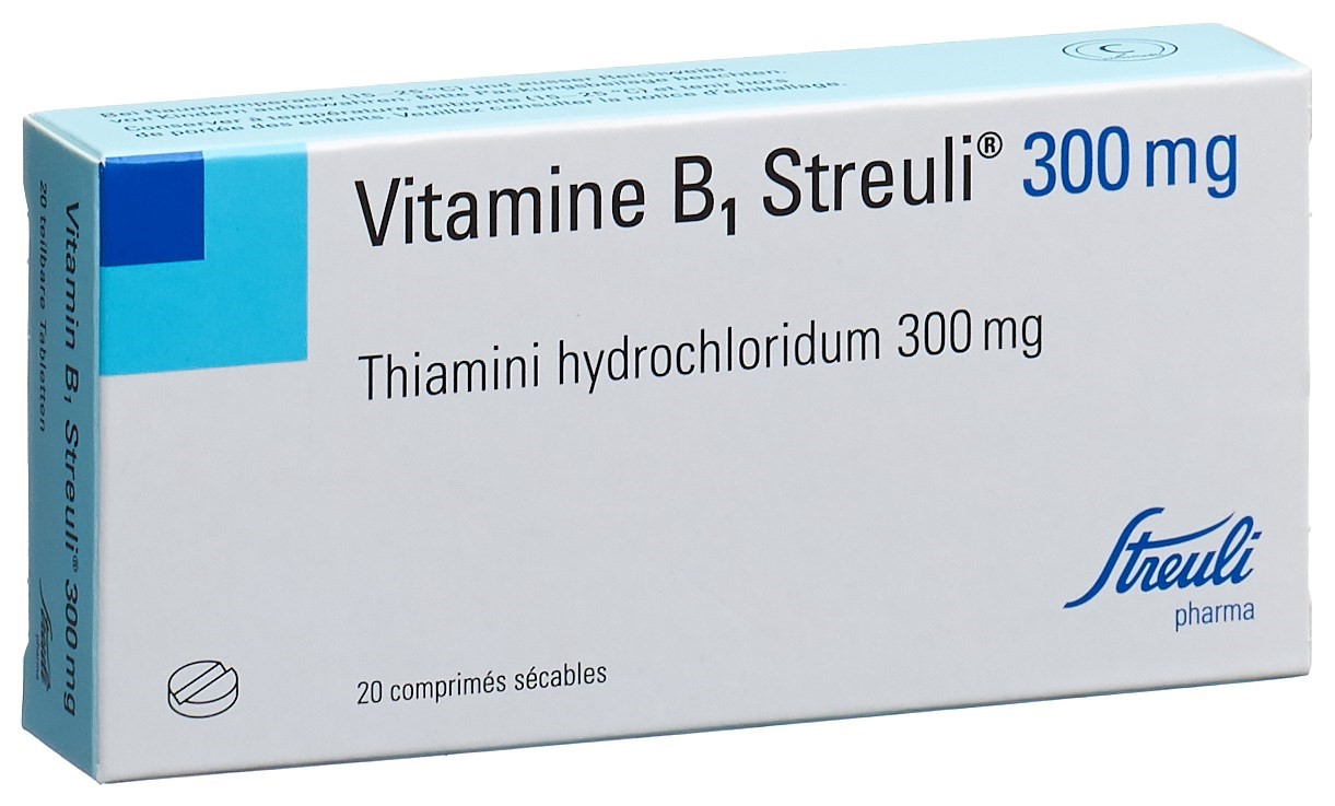 VITAMIN B1 Streuli Tabl 300 mg 20 Stk – Bild 2