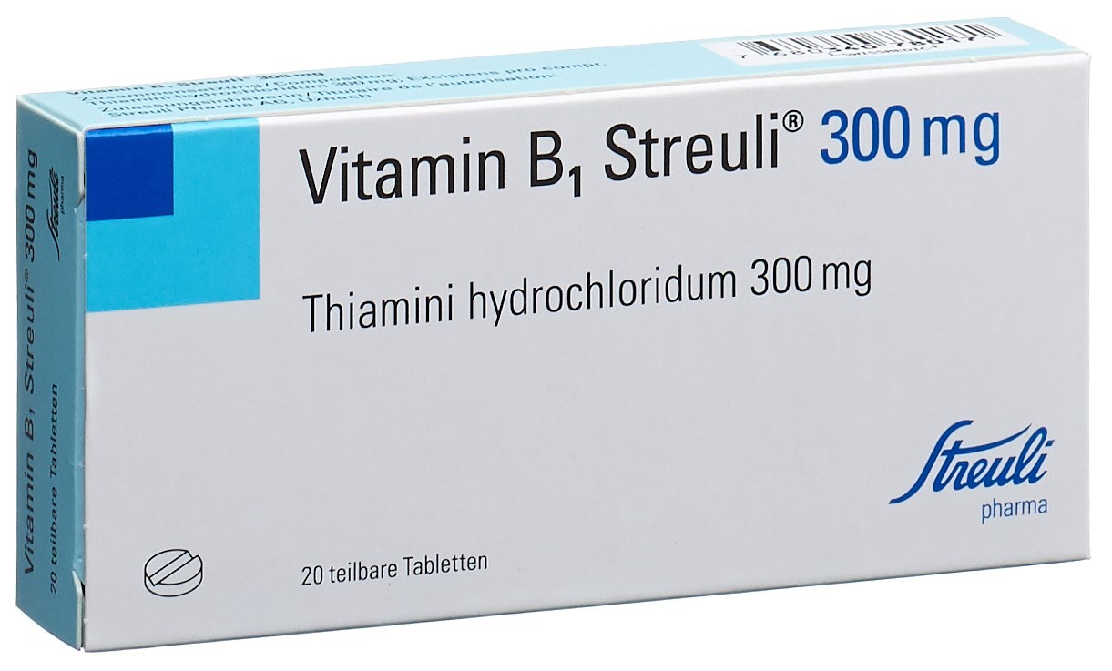 VITAMIN B1 Streuli Tabl 300 mg 20 Stk