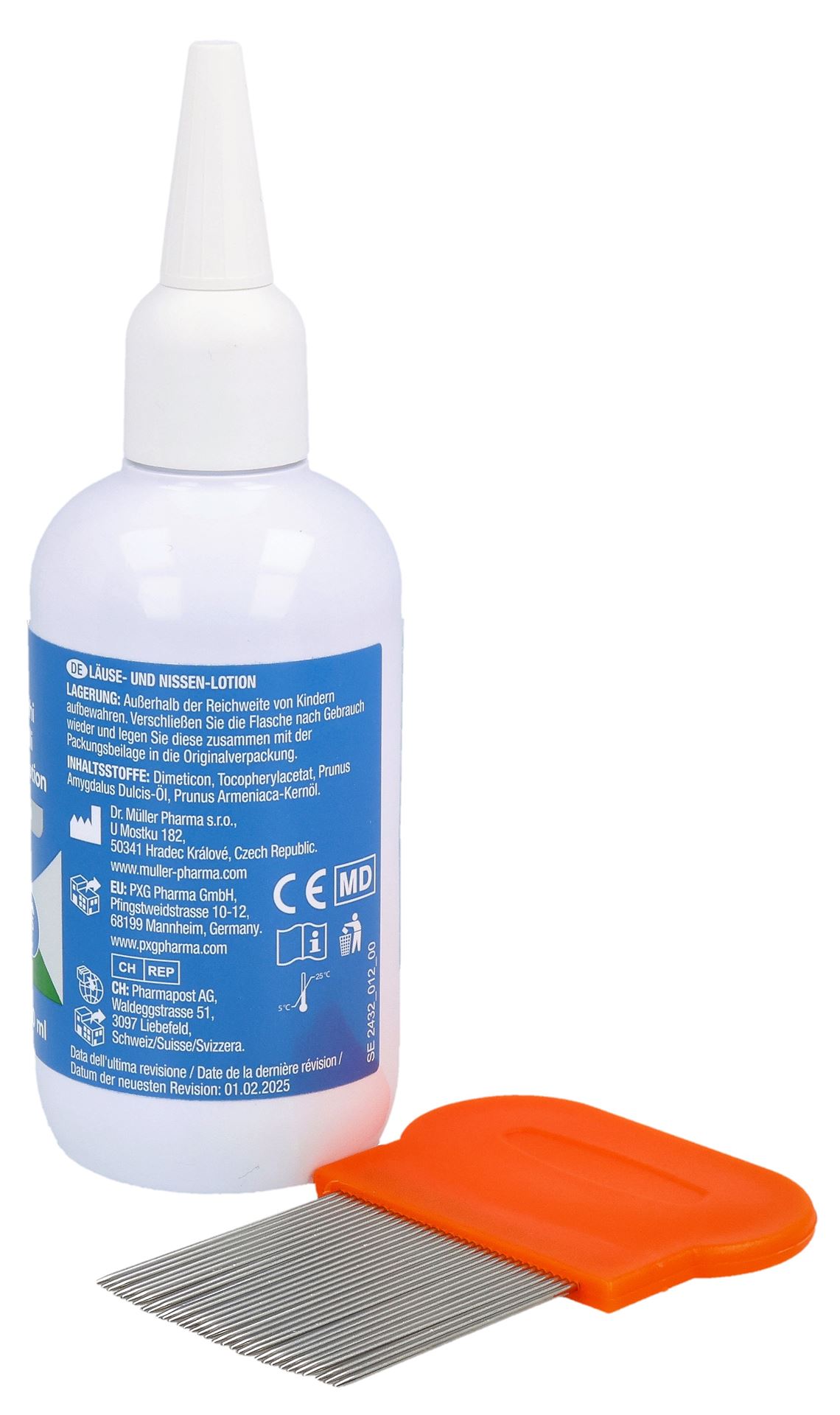 LIVSANE Läuse- & Nissen-Lot Dimetic Kamm Fl 120 ml – Bild 5