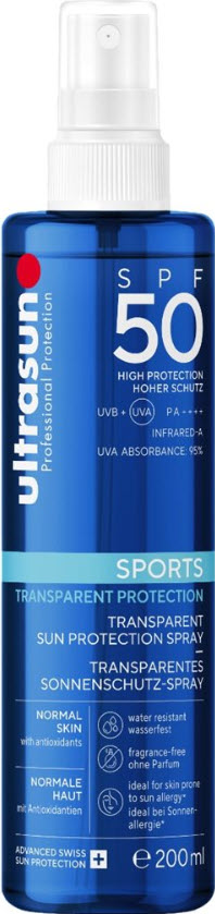 ULTRASUN Sports Spray SPF50 200 ml