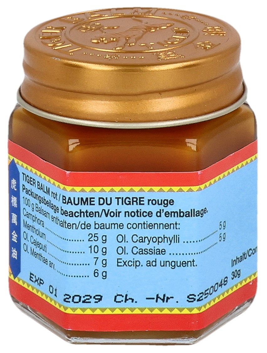 TIGER BALM Salbe rot-stark Topf 30 g – Bild 5