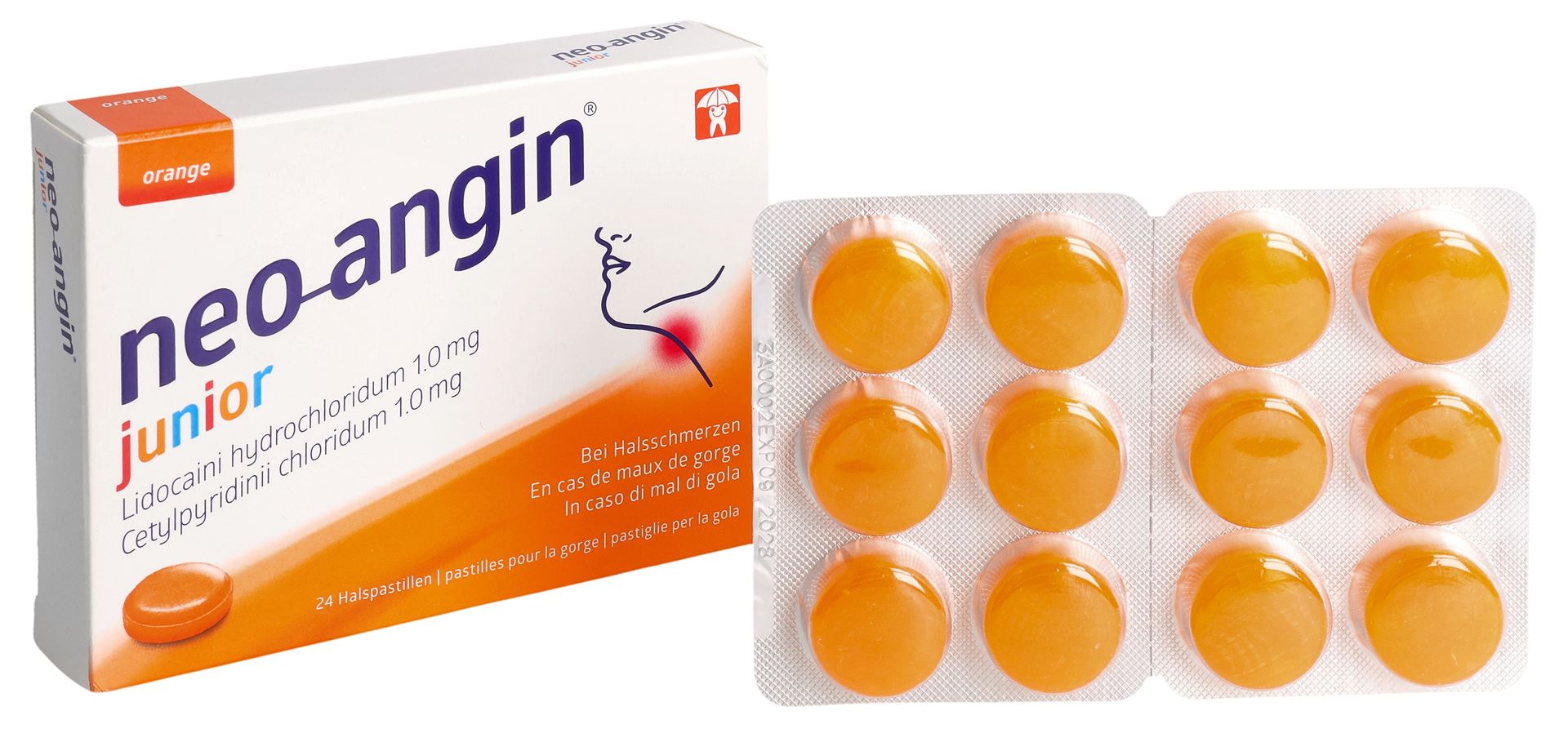 NEO-ANGIN junior Halspastillen 24 Stk – Bild 3