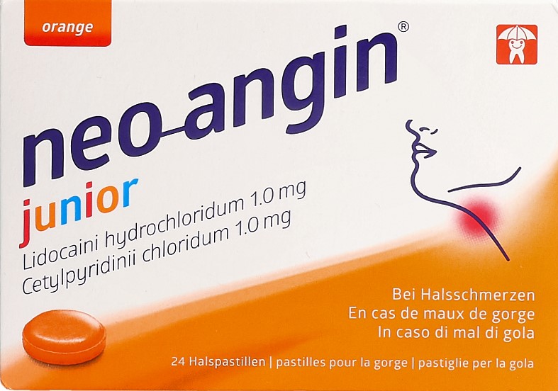 NEO-ANGIN junior Halspastillen 24 Stk
