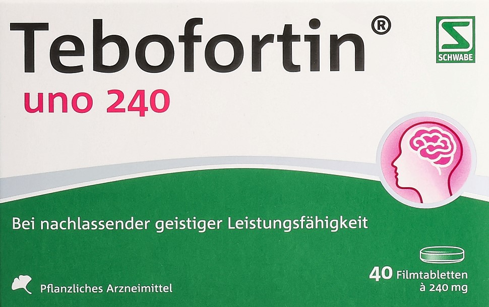 TEBOFORTIN uno Filmtabl 240 mg 40 Stk