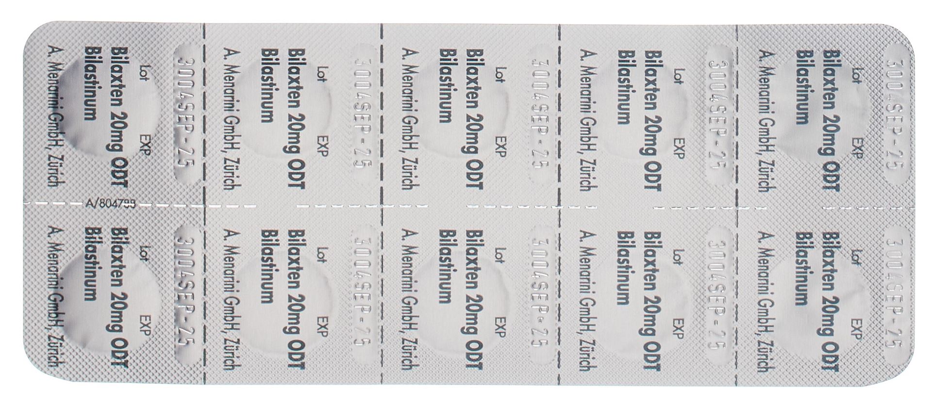 BILAXTEN Schmelztabl 20 mg 50 Stk – Bild 5