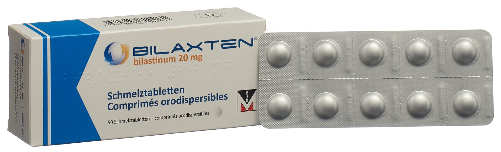 BILAXTEN Schmelztabl 20 mg 50 Stk – Bild 3
