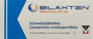 BILAXTEN Schmelztabl 20 mg 50 Stk