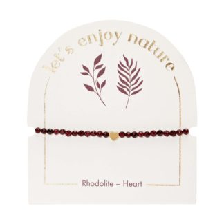 HERBORISTERIA Armband Enjoy Nature Rhodolite