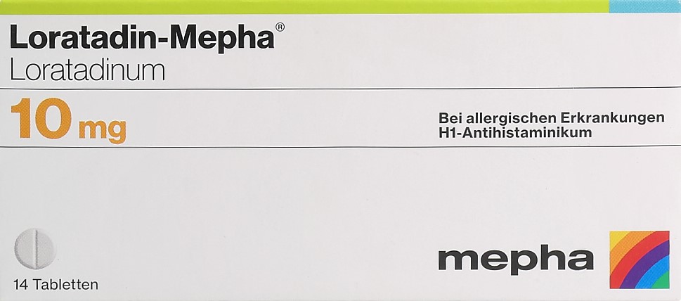 LORATADIN Mepha Tabl 10 mg 14 Stk