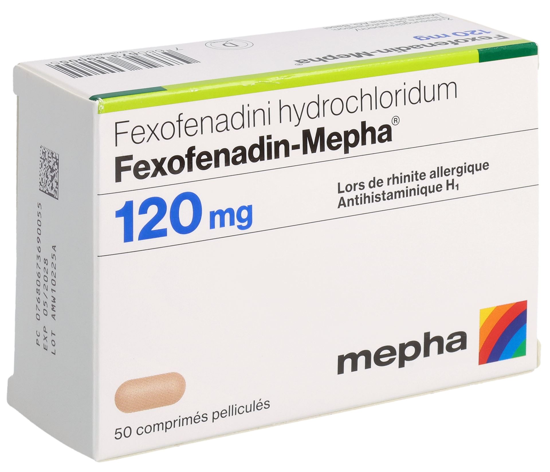 FEXOFENADIN Mepha Filmtabl 120 mg 50 Stk – Bild 4