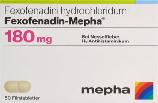 FEXOFENADIN Mepha Filmtabl 180 mg 50 Stk