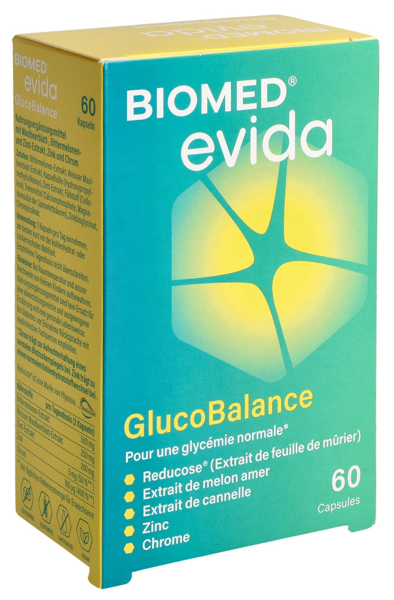 BIOMED EVIDA GlucoBalance Kaps 60 Stk – Bild 4