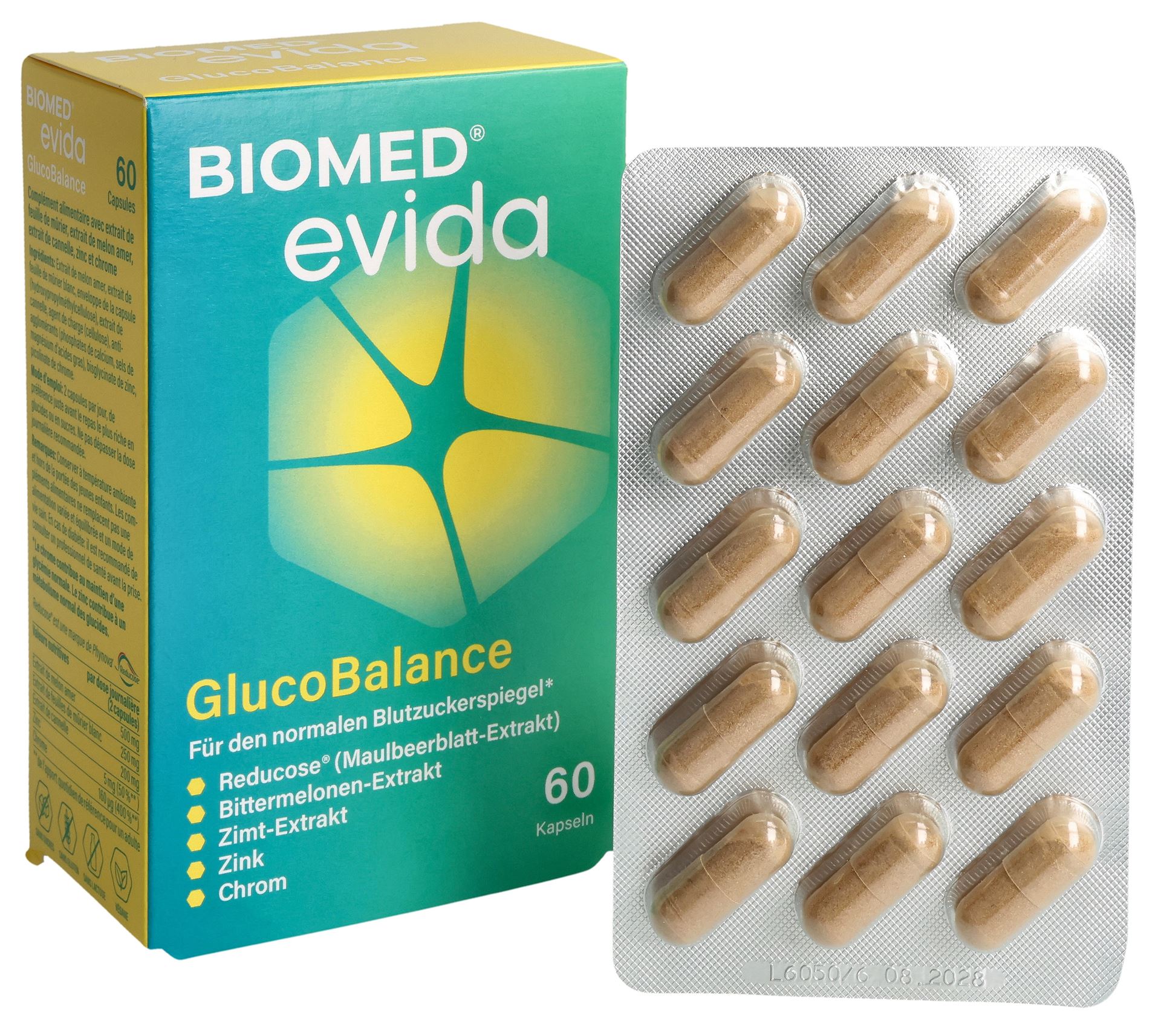 BIOMED EVIDA GlucoBalance Kaps 60 Stk – Bild 5