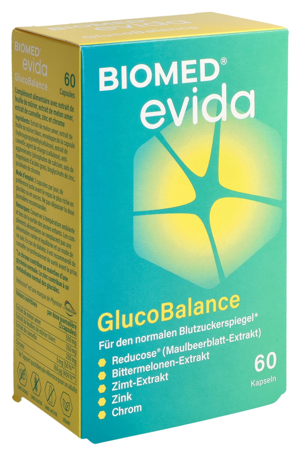 BIOMED EVIDA GlucoBalance Kaps 60 Stk – Bild 3