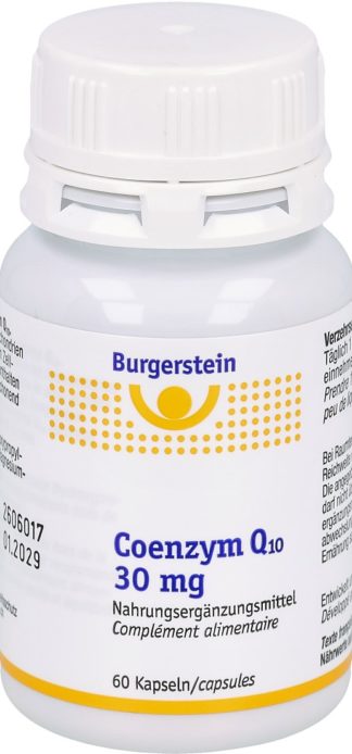 BURGERSTEIN Coenzym Q10 Kaps 30 mg 60 Stk
