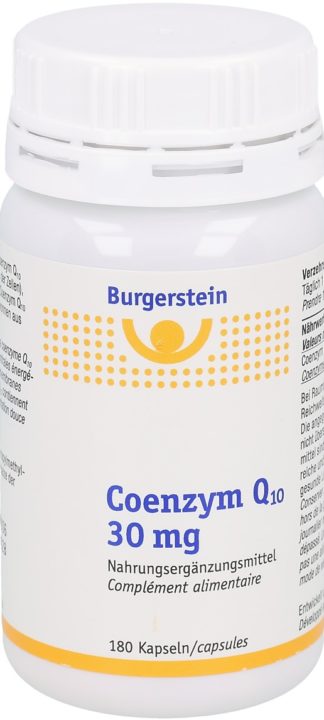 BURGERSTEIN Coenzym Q10 Kaps 30 mg 180 Stk