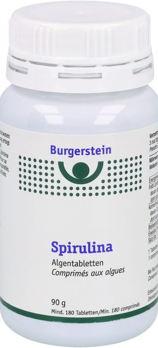BURGERSTEIN Spirulina Tabl Ds 180 Stk