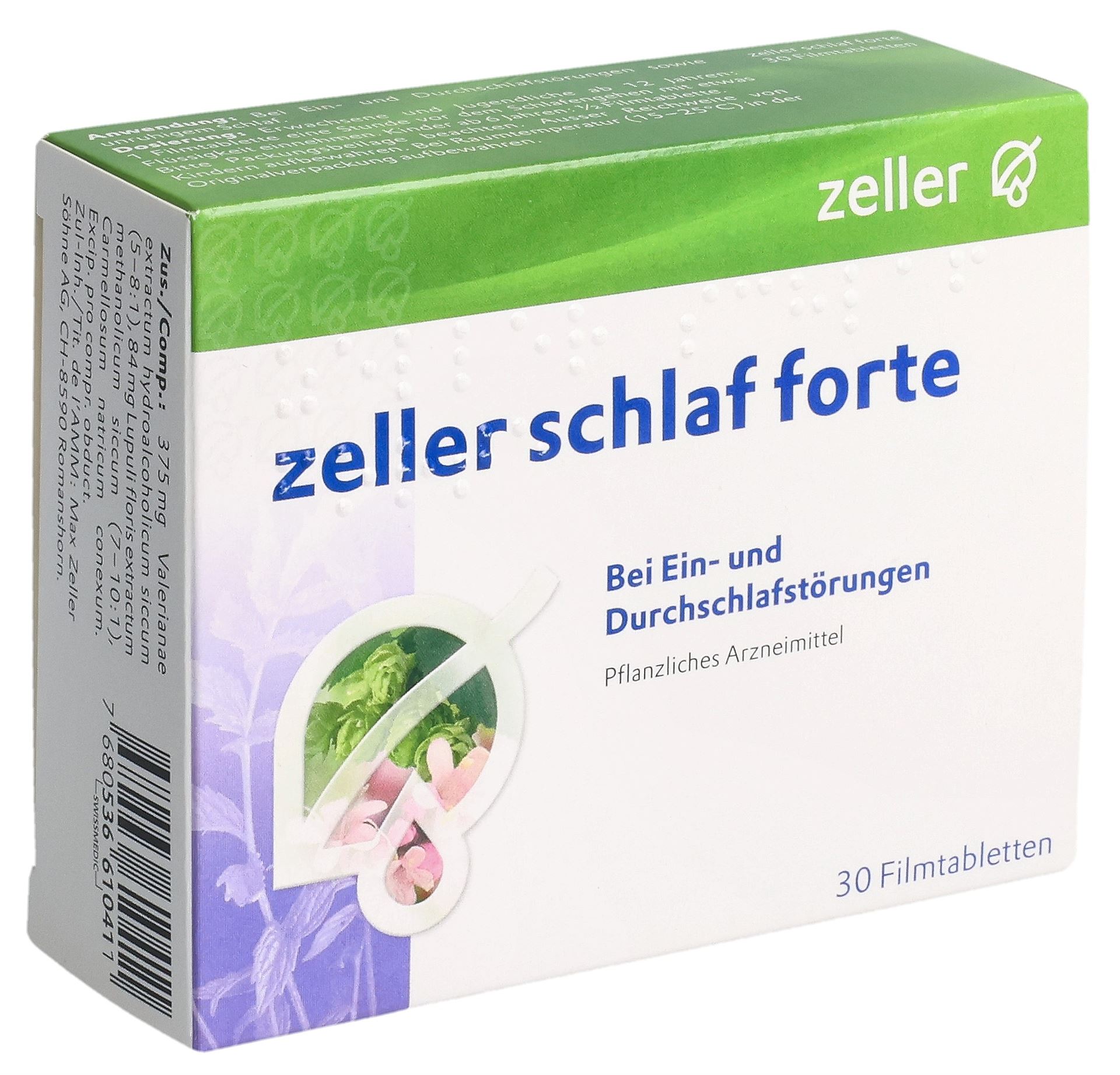 ZELLER Schlaf forte Filmtabl 30 Stk – Bild 3
