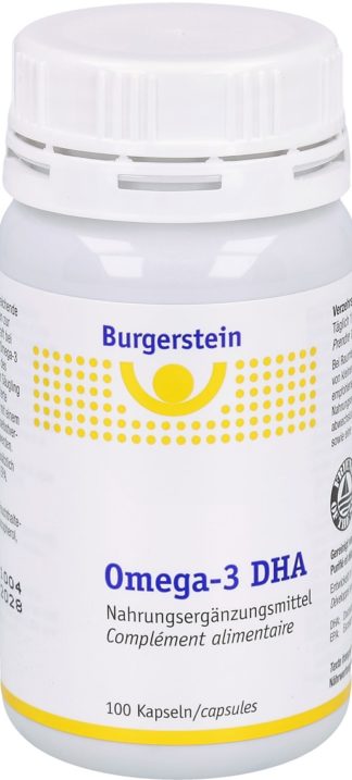 BURGERSTEIN Omega-3 DHA Kaps 100 Stk