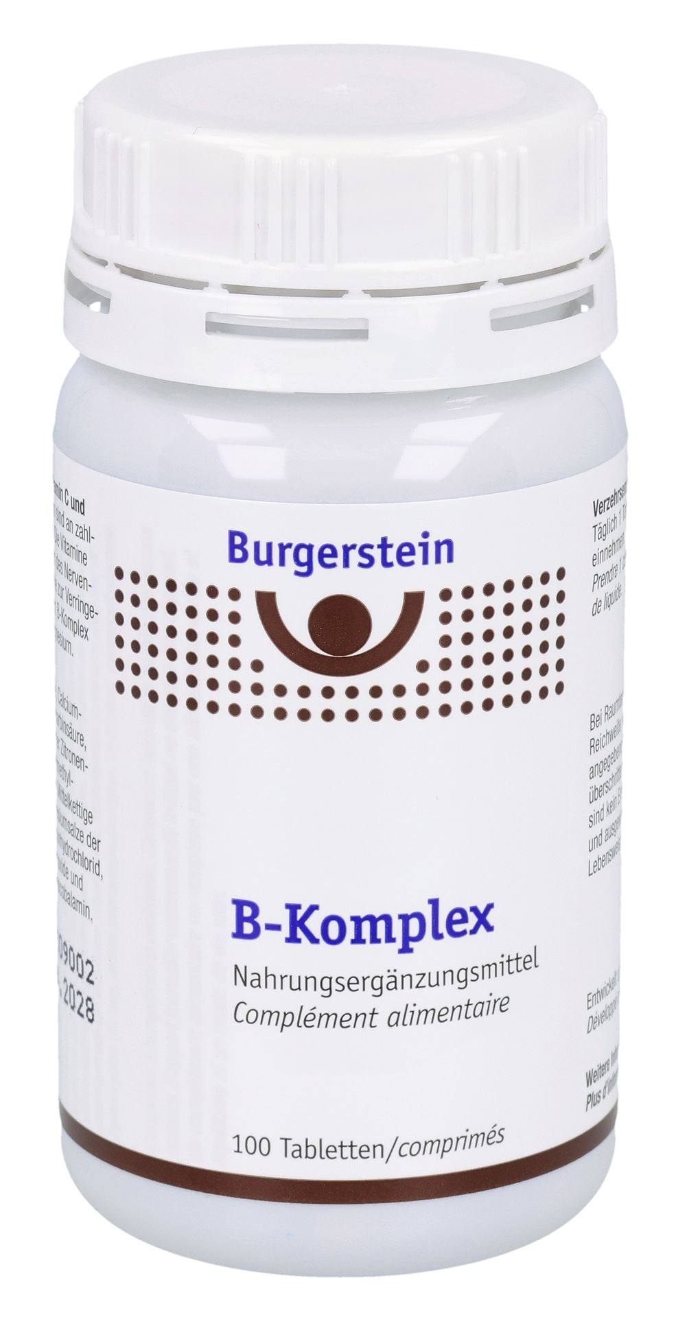 BURGERSTEIN B-Komplex Tabl 100 Stk – Bild 2