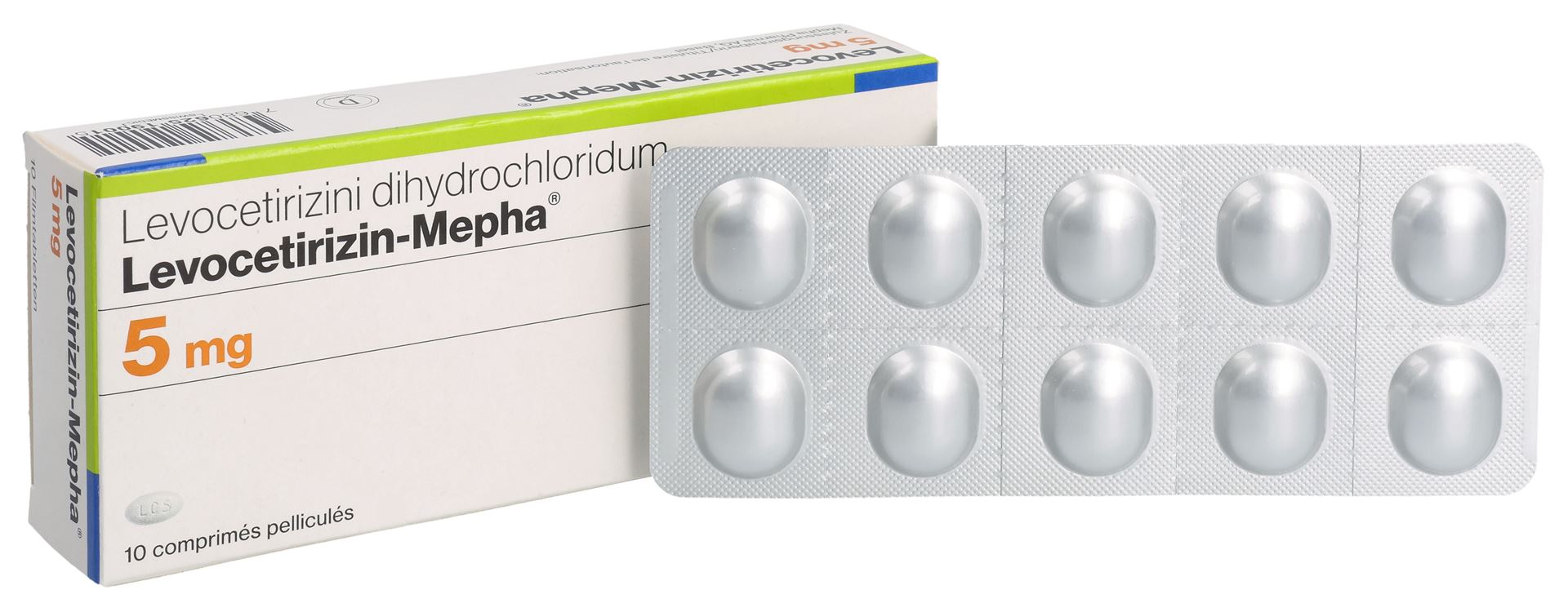LEVOCETIRIZIN Mepha Lactab 5 mg 10 Stk – Bild 6