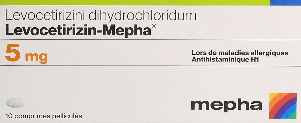 LEVOCETIRIZIN Mepha Lactab 5 mg 10 Stk – Bild 2