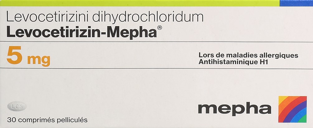 LEVOCETIRIZIN Mepha Lactab 5 mg 30 Stk – Bild 2
