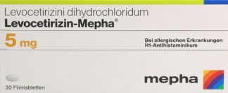 LEVOCETIRIZIN Mepha Lactab 5 mg 30 Stk