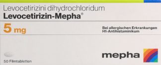 LEVOCETIRIZIN Mepha Lactab 5 mg 50 Stk