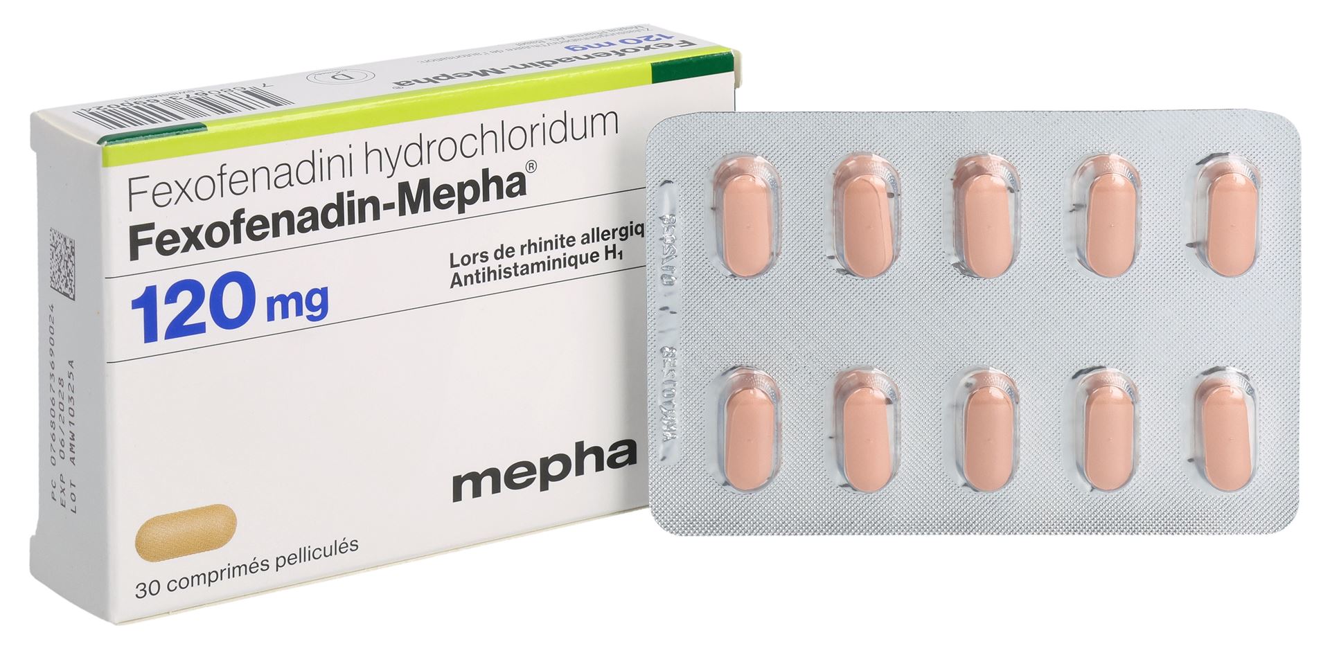 FEXOFENADIN Mepha Lactab 120 mg 30 Stk – Bild 6