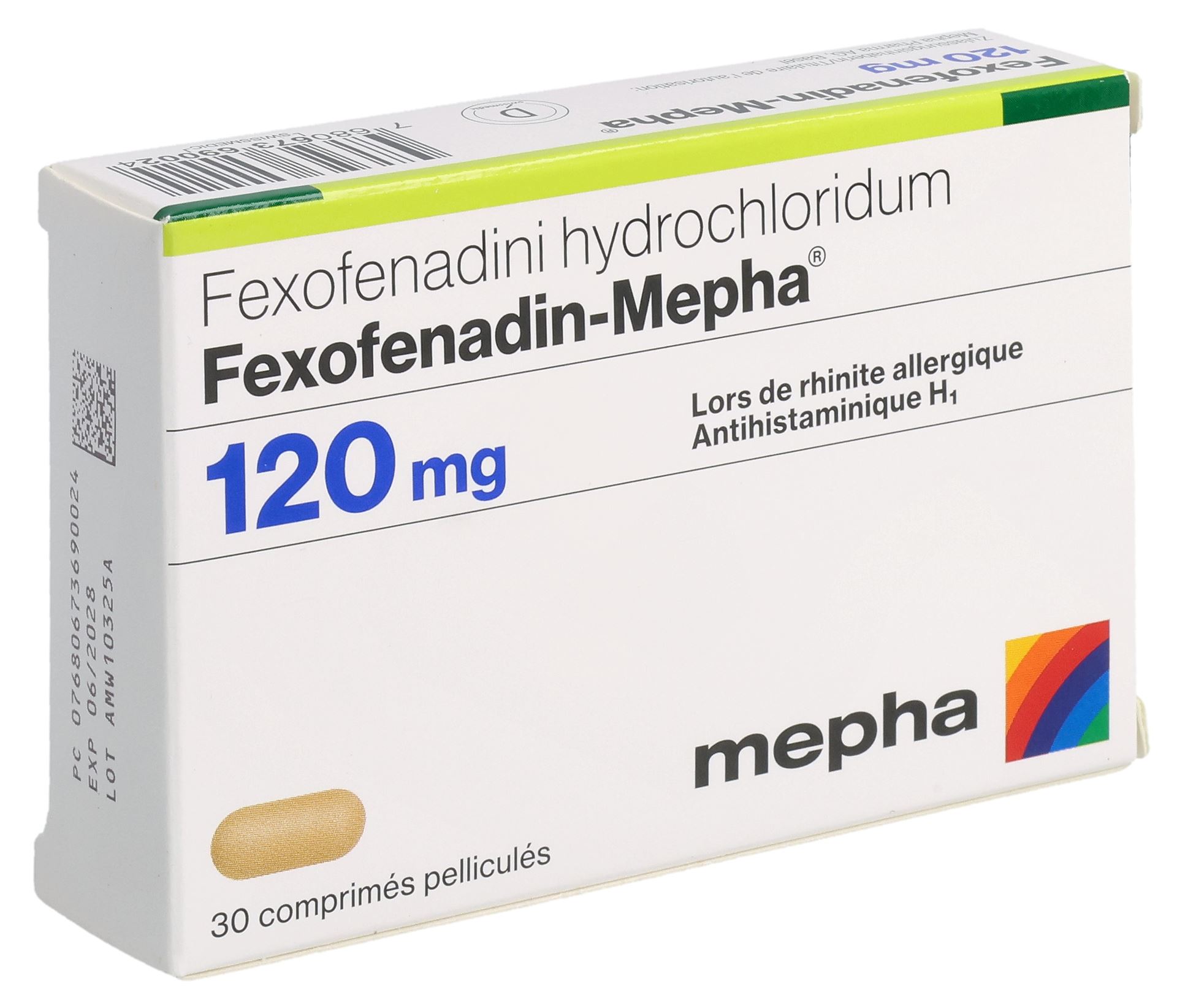 FEXOFENADIN Mepha Lactab 120 mg 30 Stk – Bild 4