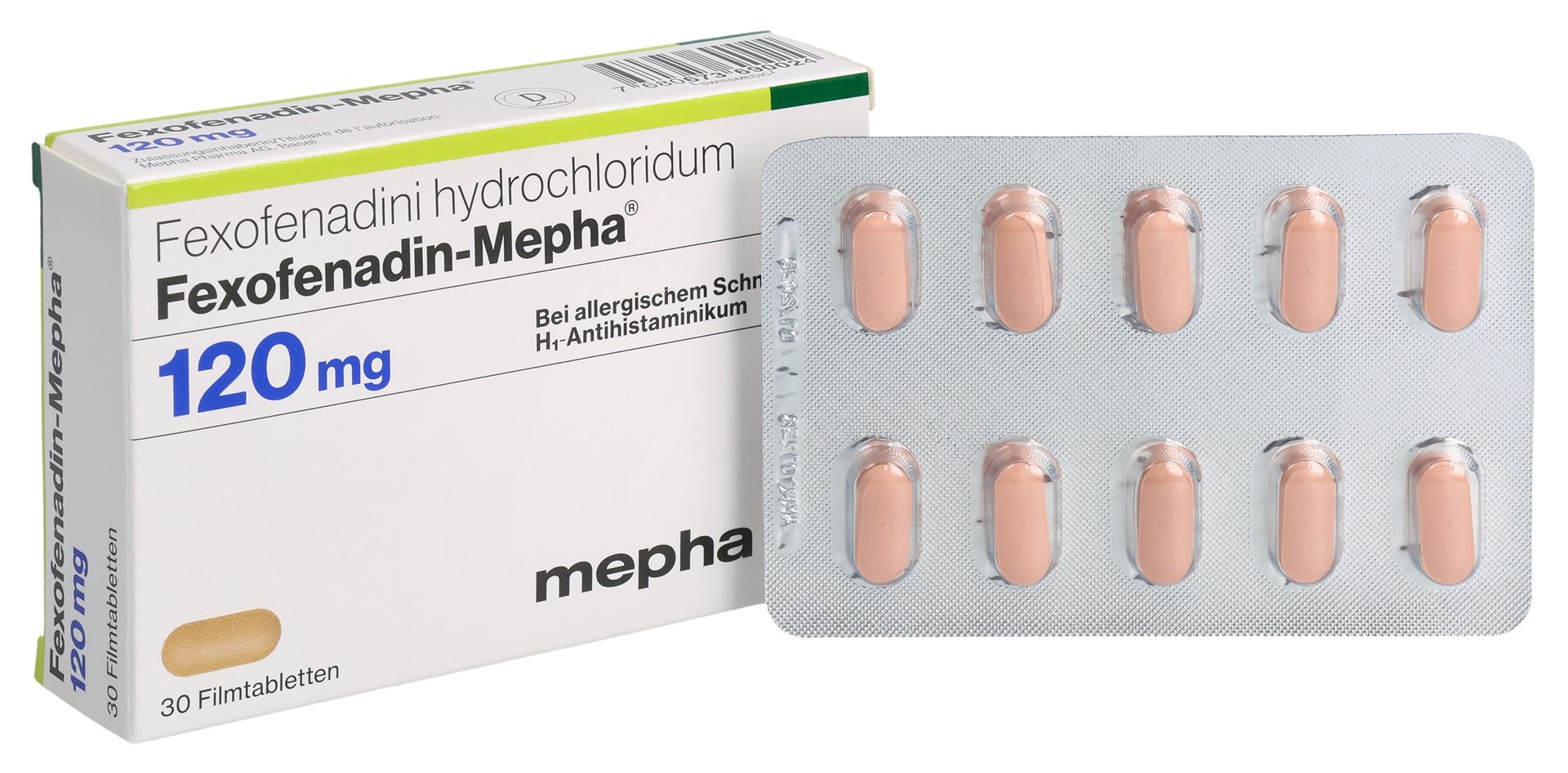 FEXOFENADIN Mepha Lactab 120 mg 30 Stk – Bild 5
