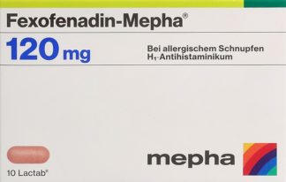 FEXOFENADIN Mepha Lactab 120 mg 10 Stk