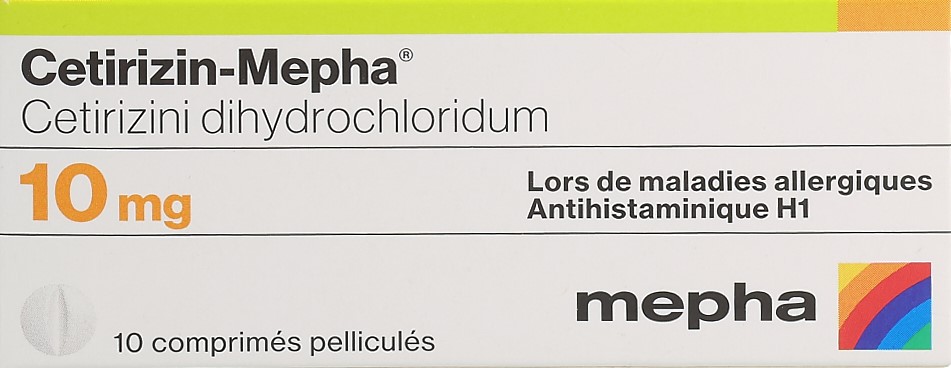 CETIRIZIN Mepha Lactab 10 mg 10 Stk – Bild 2