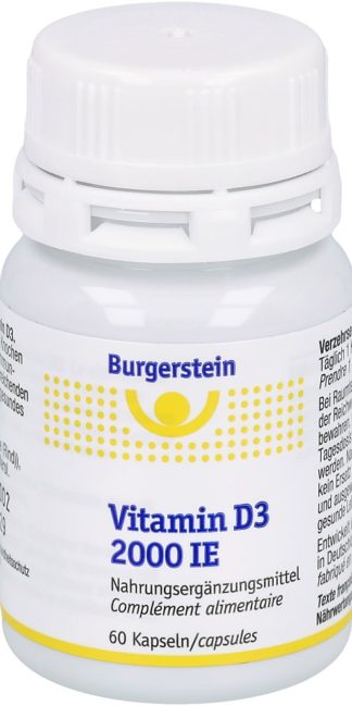 BURGERSTEIN Vitamin D3 Kaps 2000 IE Ds 60 Stk