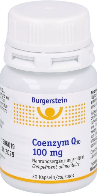 BURGERSTEIN Coenzym Q10 Kaps 100 mg Ds 30 Stk