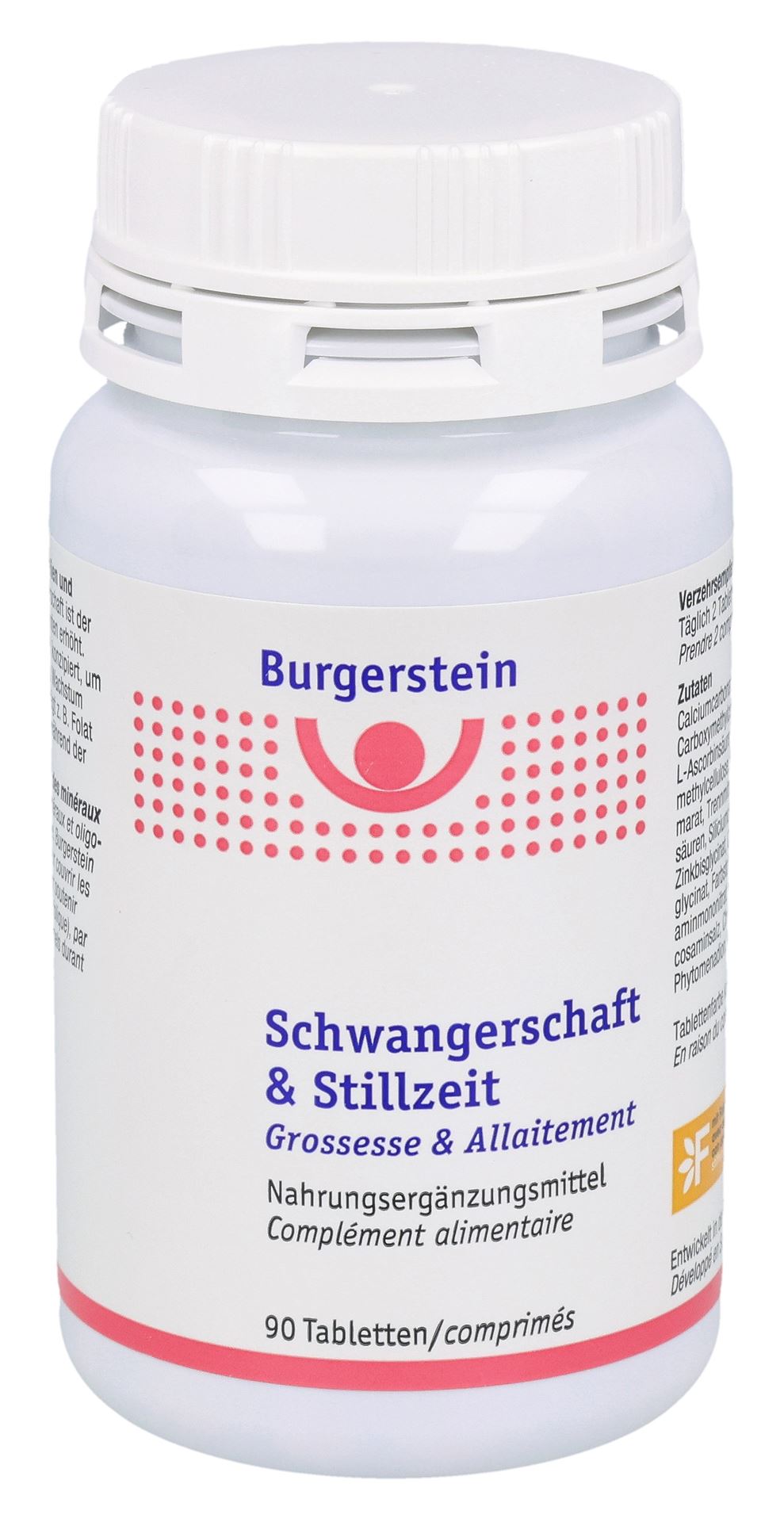 BURGERSTEIN Schwangerschaft&Stillzeit Tabl 90 Stk – Bild 7