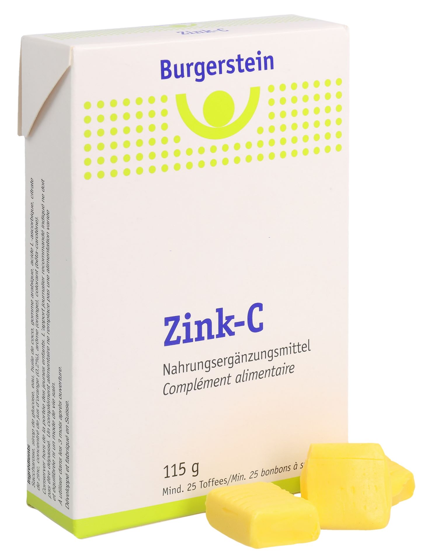BURGERSTEIN Zink-C Toffees (neu) 115 g – Bild 3