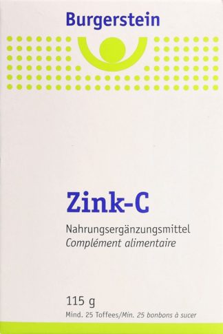BURGERSTEIN Zink-C Toffees (neu) 115 g