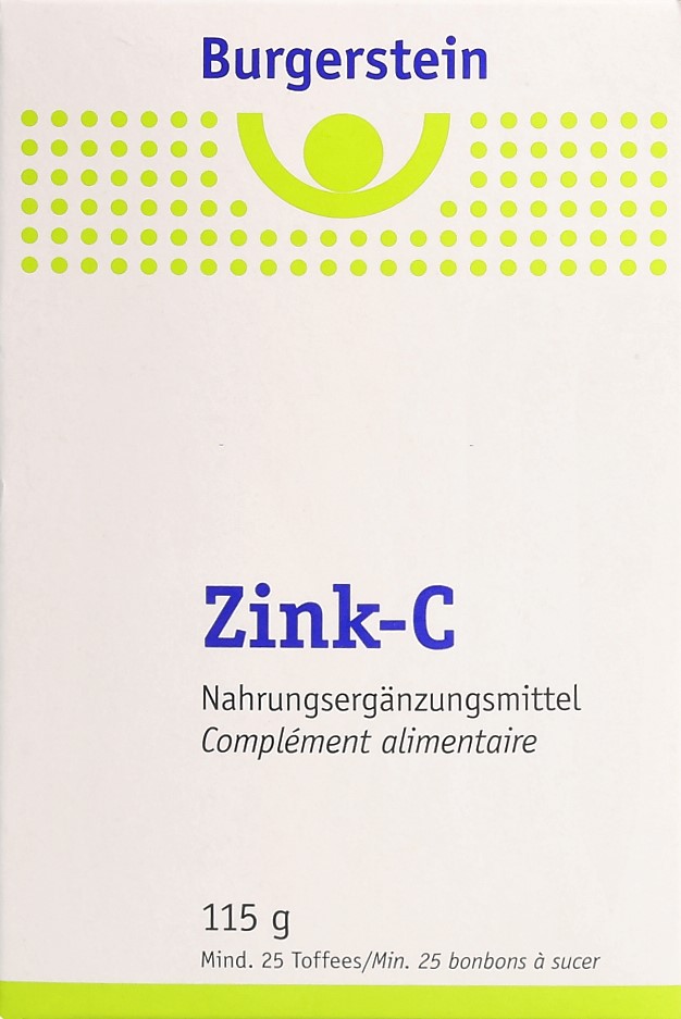 BURGERSTEIN Zink-C Toffees (neu) 115 g